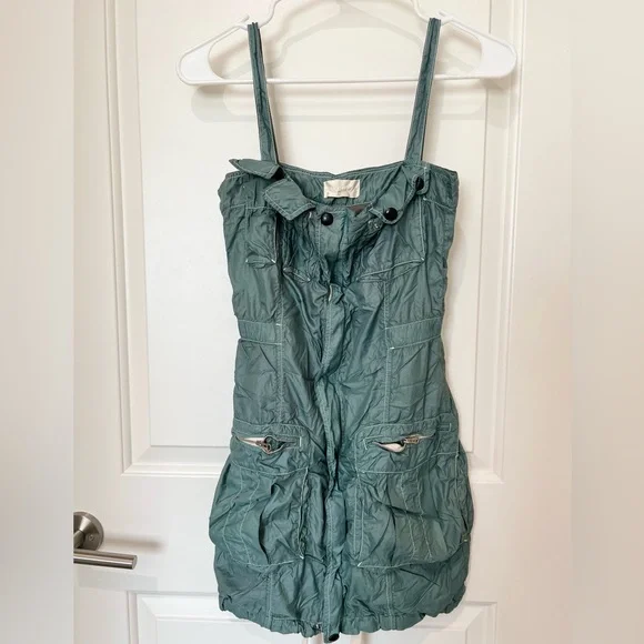 diesel green dress Gomeza Strapless Cut Out Maxi Dress Dark Green main image 0